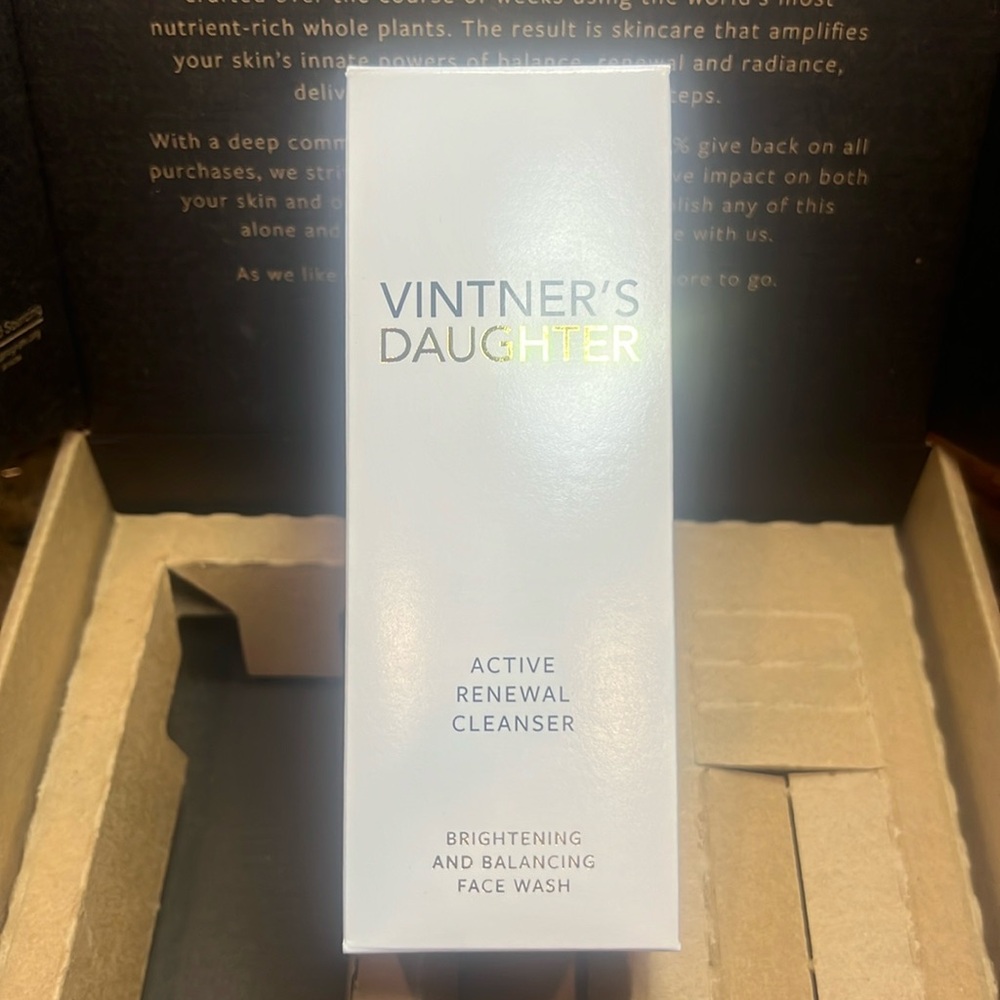 Vintner’s Daughter Active Renewal Cleanser - Unused and unopened